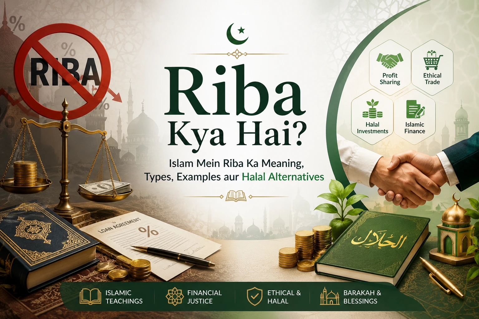 Riba Kya Hai? Islam Mein Riba Ka Meaning, Types, Examples aur Halal Alternatives